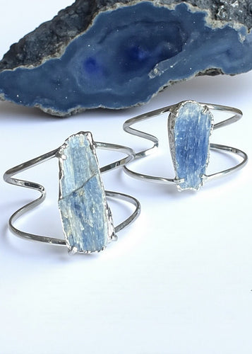 Blue Skies Stone Cuff Bracelet
