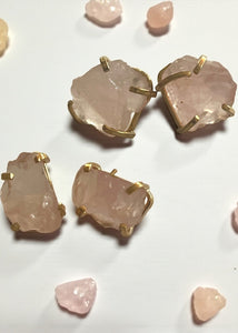 Rose Quartz Studs