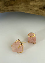 Load image into Gallery viewer, Rose Quartz Studs
