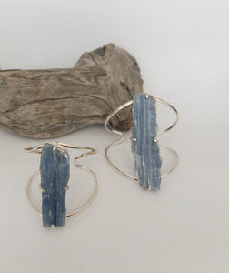 Blue Skies Stone Cuff Bracelet